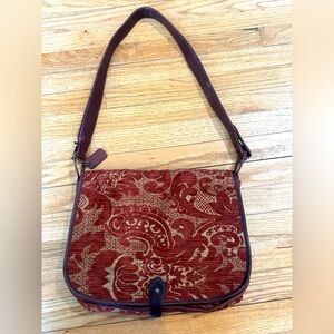 J Jill Brocade Messenger Crossbody Bag